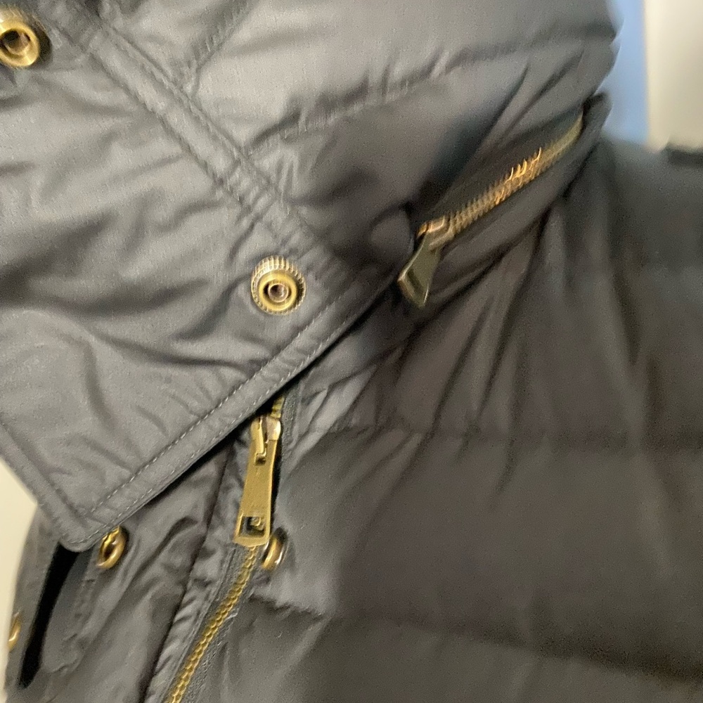 Authentic Burberry Down Coat Black Size XS - Picture 6 of 14